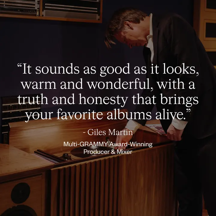 Wrensilva ad with a quote from Grammy-winning producer Giles Martin