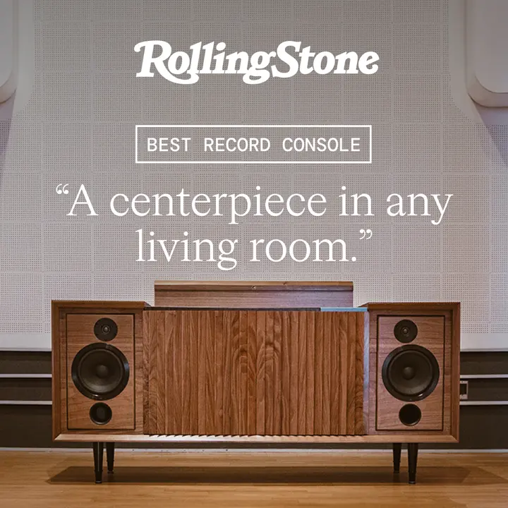 Wrensilva ad quoting Rolling Stone: a centerpiece in any living room