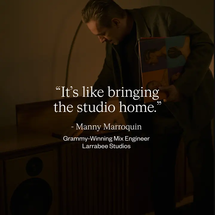 Wrensilva ad quoting Grammy-winning mix engineer Manny Marroquin: it's like bringing the studio home